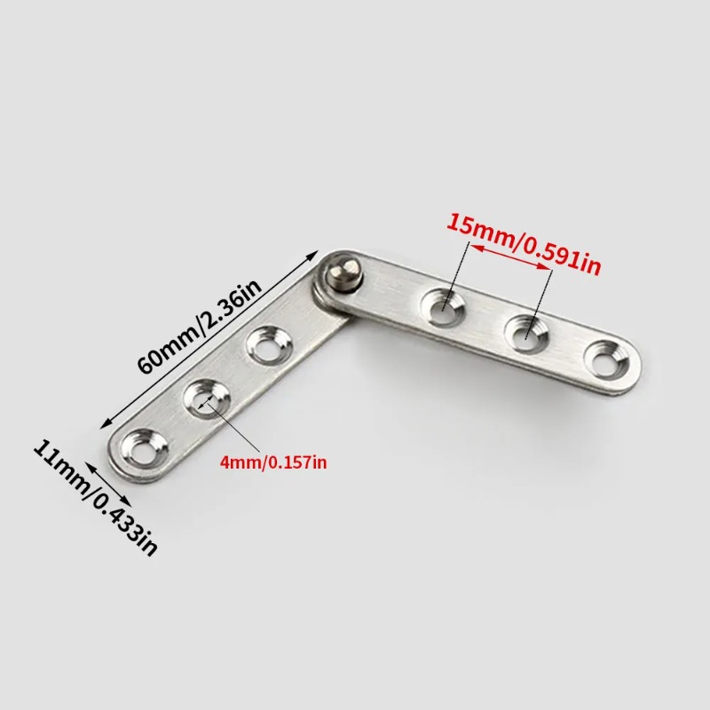 4/8/10pcs rotating hinges, use - Used Furniture Hardware ulasan dan harga